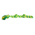 Następne zdjęcie produktu Lina podwójna bawełniana HipHop z 3 knotami 60 cm / 450 g limonkowa zieleń