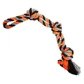 Następne zdjęcie produktu Lina podwójna HipHop bawełniana 3 knoty 60 cm / 450 g kolor szary, ciemnoszary, pomarańczowy