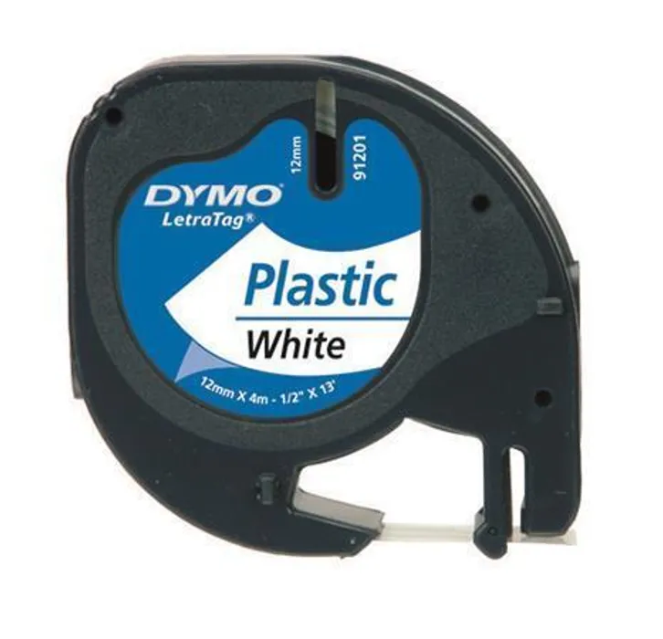 Główne zdjęcie produktu Dymo LetraTag páska plastová 12mm x 4m, bílá, 59422, S0721660