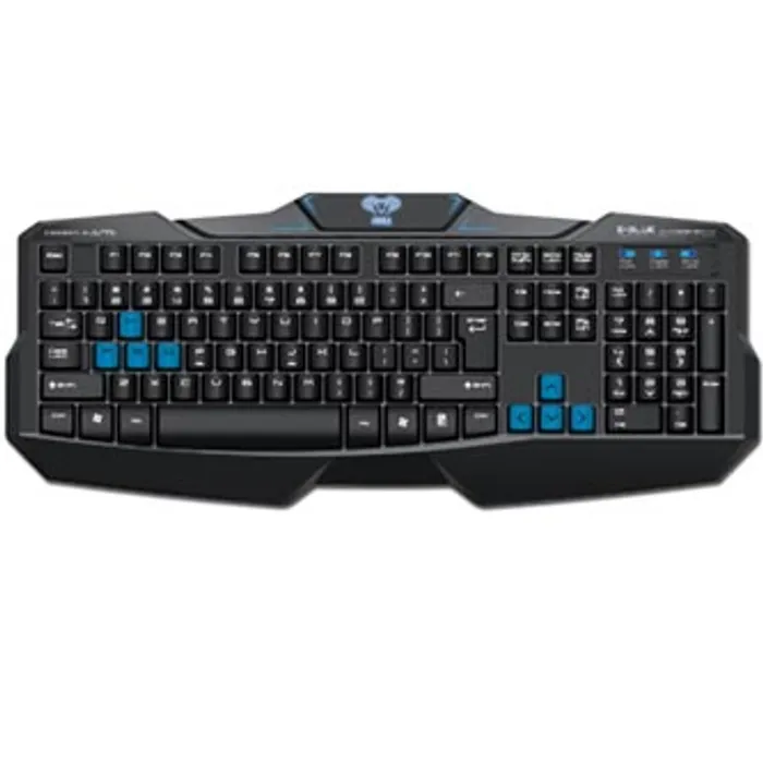 Główne zdjęcie produktu E-BLUE Cobra EKM746, Klávesnice CZ/SK, herní, drátová (USB), černá