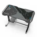 E-blue Biurko dla gracza EGT574BK, 113cm x 59,5cm, 74-86,8cm, podświetlenie, regulowana wysokość