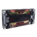 E-blue IRON MAN EKM707, klawiatura US, do gry, podświetlane krawędzie rodzaj przewodowa (USB), złota