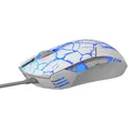 Następne zdjęcie produktu E-blue Mysz Cobra, 2500DPI, optyczna, 6kl., przewodowa USB, biało-niebieska, do gry, e-box