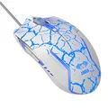 Następne zdjęcie produktu E-blue Mysz Cobra, 2500DPI, optyczna, 6kl., przewodowa USB, biało-niebieska, do gry, e-box