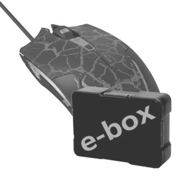 Główne zdjęcie produktu E-Blue Myš Cobra, 2500DPI, optická, 6tl., 1 kolečko, drátová USB, černo-červená, herní, e