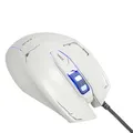 E-blue Mysz Mazer, 2500DPI, optyczna, 6kl., przewodowa USB, biała