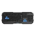 E-blue Polygon, klawiatura US, do gry, odporna na zalanie rodzaj przewodowa (USB), czarna