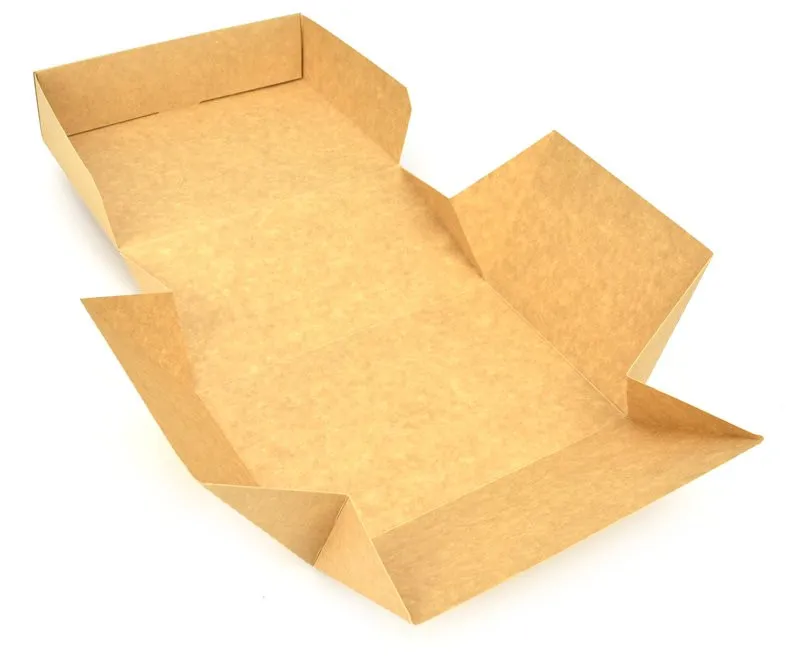 Główne zdjęcie produktu EKO box na hamburger MAXI kraft 190 × 120 × 105 mm [25 ks]