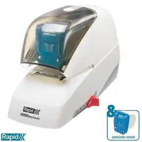 Zszywacz elektryczny Rapid Supreme 5050e, biały/czarny