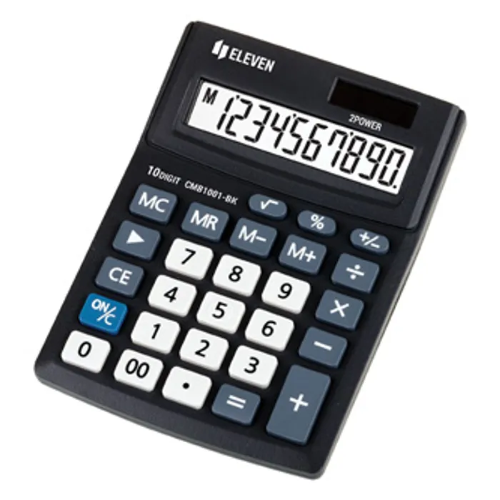 Główne zdjęcie produktu Eleven kalkulačka CMB1001-BK, černá, stolní, desetimístná, duální napá, jení