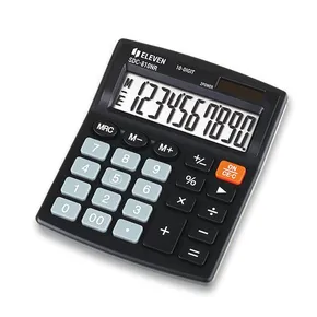 Eleven kalkulačka SDC810NR, černá, stolní, desetimístná, duální napáje, ní
