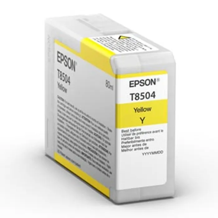 Główne zdjęcie produktu Epson originální ink C13T850400, yellow, 80ml, Epson SureColor SC-P800
