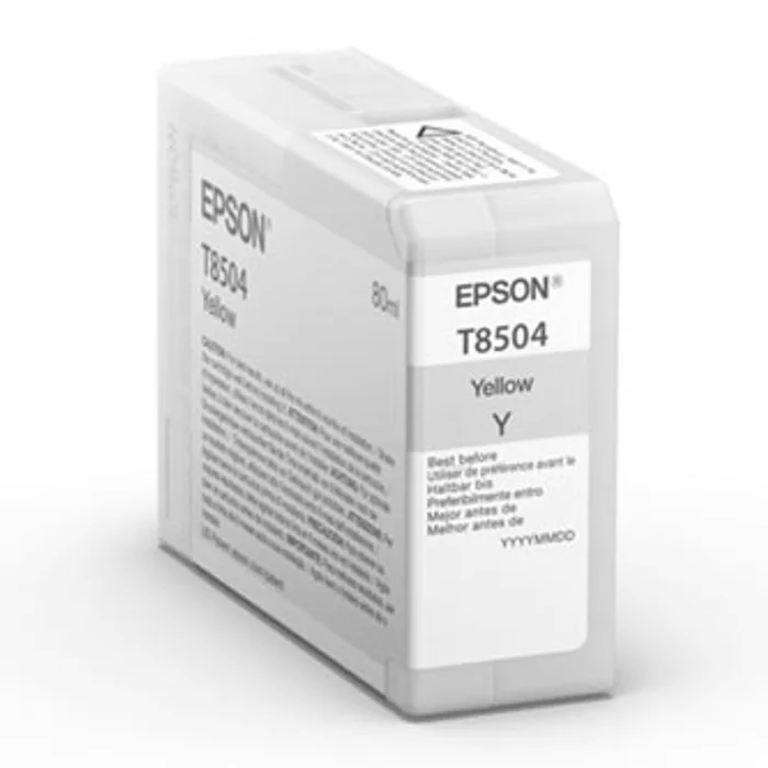 Główne zdjęcie produktu Epson originální ink C13T850400, yellow, 80ml, Epson SureColor SC-P800