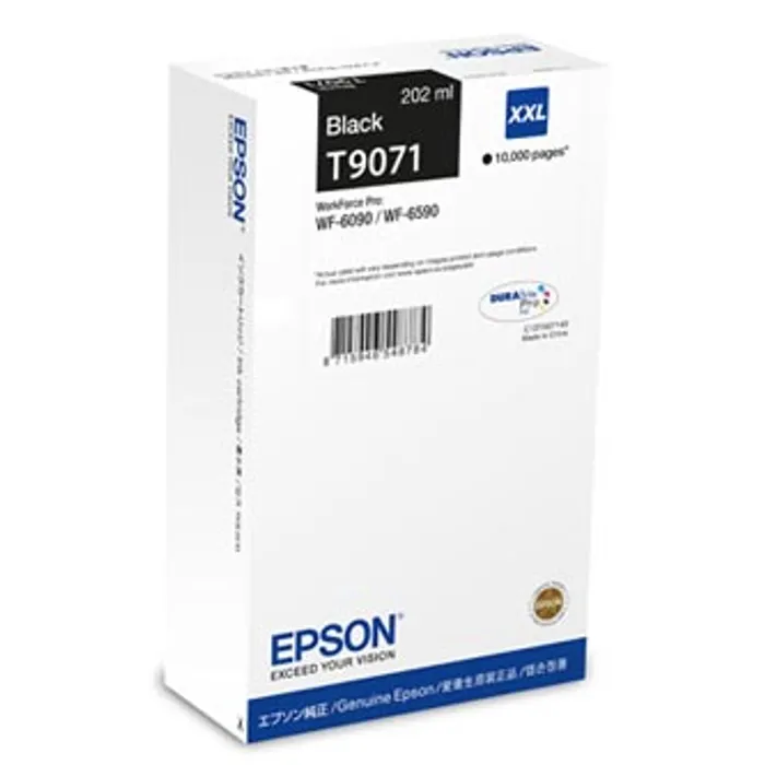 Główne zdjęcie produktu Epson originální ink C13T907140, T9071, XXL, black, 202ml, Epson WorkForce Pro WF-6090DW