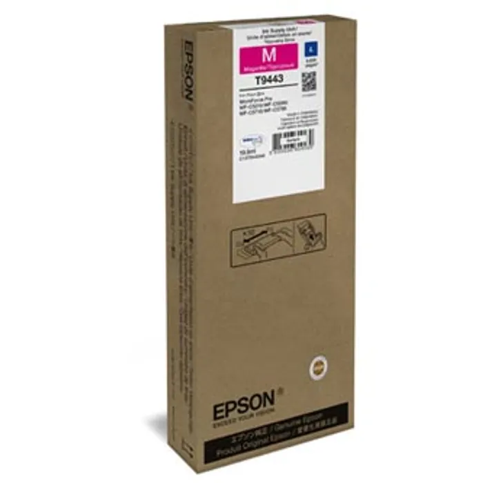 Główne zdjęcie produktu Epson originální ink C13T944340, magenta, 3000str., 1x19.9ml, Epson WF-C5210, C5290, C571