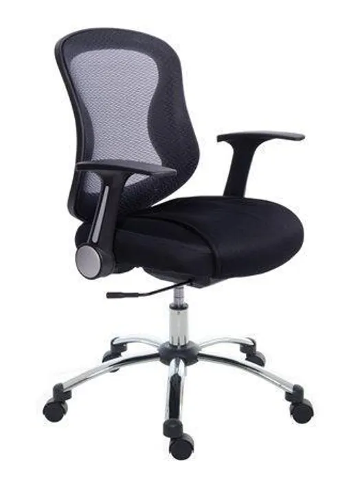 Główne zdjęcie produktu Ergonomická kancelářská židle, síť.textilie, síť.opěrák, chromovaná základna,  MaYAH,"Spir