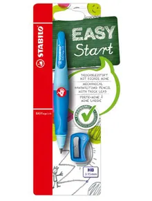 Ergonomiczny ołówek automatyczny dla osób praworęcznych - STABILO EASYergo 3.15 blue/blue HB+temperówka