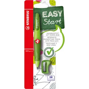 Ergonomiczny ołówek automatyczny dla osób praworęcznych STABILO EASYergo 3,15 zielony/zielony HB+temperówka