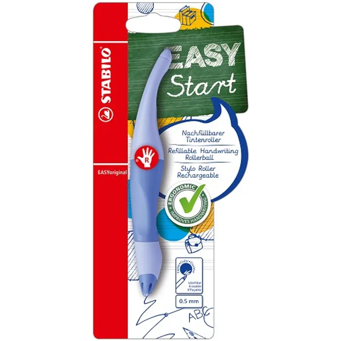 Główne zdjęcie produktu Ergonomický roller pro praváky STABILO EASYoriginal Pastel obláčkově modrá