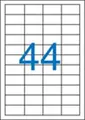 Etykieta, ILC, 48,5 x 25,4 mm, cztery rzędy, 4400 szt./opak., VICTORIA