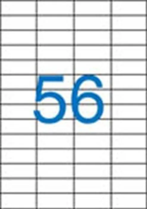 Główne zdjęcie produktu Etiketa, ILC, 52,5x21,2 mm, čtyřřadé, 5600 ks/bal., VICTORIA