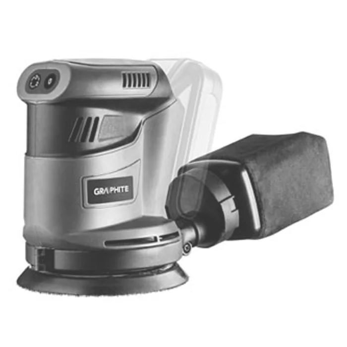 Główne zdjęcie produktu Excentrická bruska 58G014, aku, 18V, Li-Ion, Energy+, Graphite