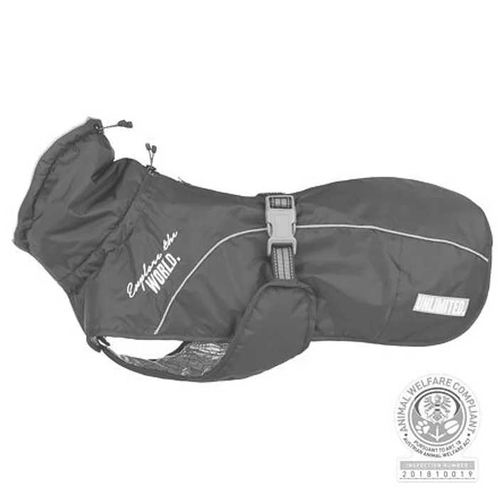 Główne zdjęcie produktu EXPLORE zimní bunda pro psy - černá M:50cm, hruď:48-74cm, krk:40-50cm