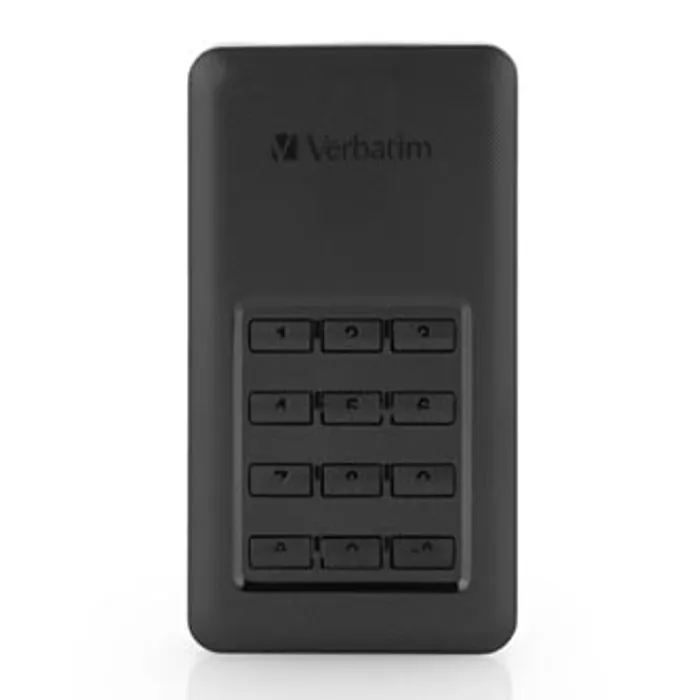 Główne zdjęcie produktu Externí disk SSD Verbatim USB 3.0 (3.2 Gen 1), 256GB, Store N Go Secure, 53402 černý, šif