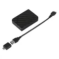 Zewnętrzny dysk SSD Verbatim USB 3.2 Gen 1, 1TB, Store N Go Mini, 53237, USB-A/Micro-B, z adapterem USB-A na USB-C(TM)