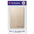 Externí pevný disk, Verbatim, 2,5", 1TB, Store,n,Go, USB 3.0, 53664, blistr, zlatá