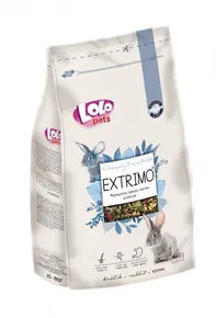 EXTRIMO kompletna karma dla królików w woreczku zapinanym na zamek 750 g