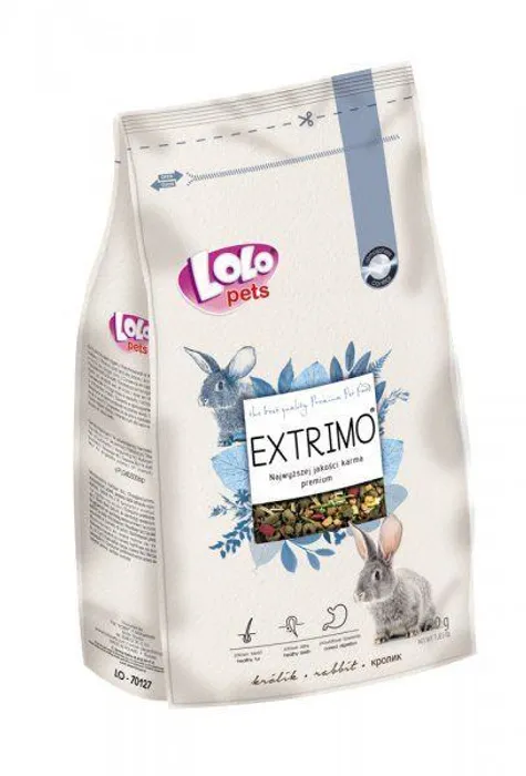Główne zdjęcie produktu EXTRIMO kompletní krmivo pro králíky v sáčku se zipem 750 g