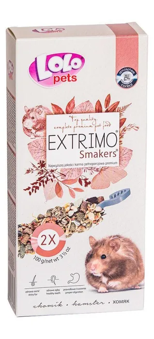 Główne zdjęcie produktu EXTRIMO SMAKERS tyčinky pro křečky 2ks/100 g
