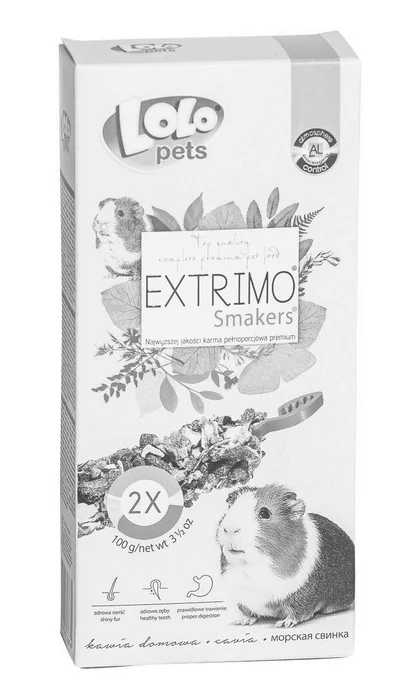 Główne zdjęcie produktu EXTRIMO SMAKERS tyčinky pro morčata 2ks/100 g