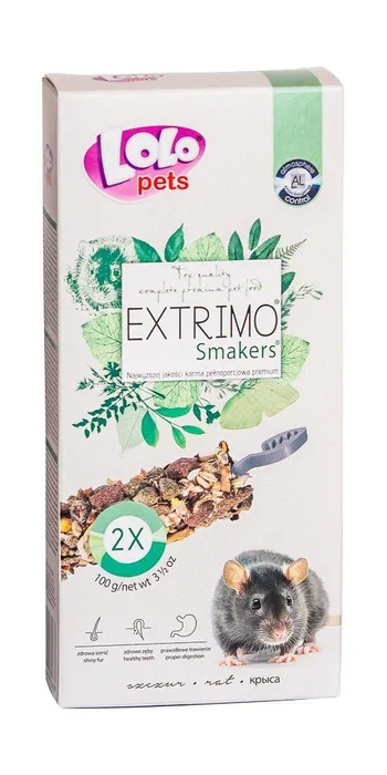 Główne zdjęcie produktu EXTRIMO SMAKERS tyčinky pro potkany 2ks/100 g