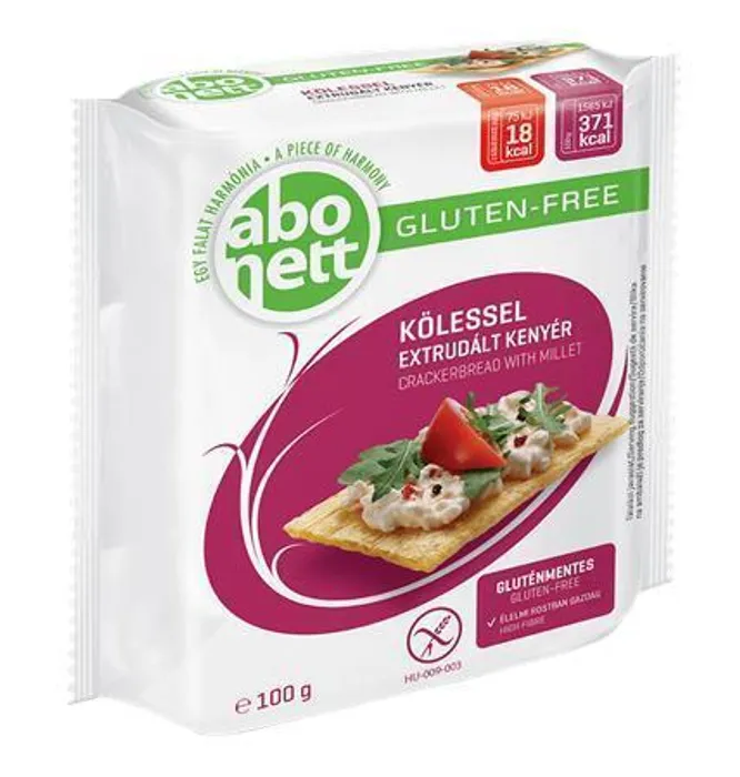 Główne zdjęcie produktu Extrudovaný chléb, 100g, proso, bezlepkový, ABONETT