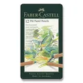 Faber-Castell 112112 Pitt Pastell, blaszane pudełko 12 szt