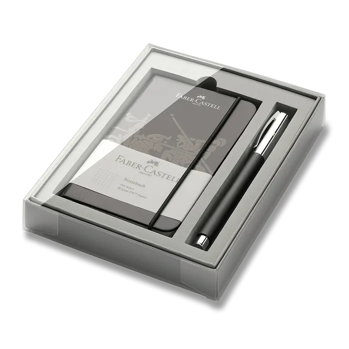 Główne zdjęcie produktu Faber-Castell 149624 Ambition Precious Resin roller, dárková sada se zápisníkem