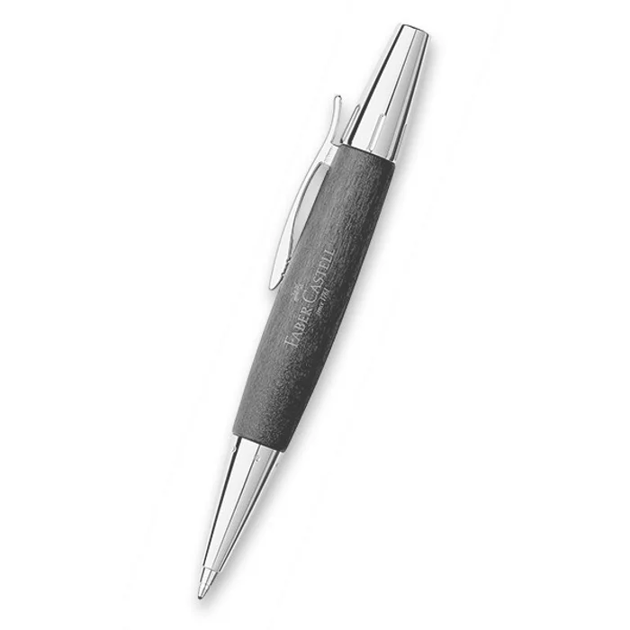 Główne zdjęcie produktu Faber-Castell e-motion Wood Dark Brown kuličková tužka