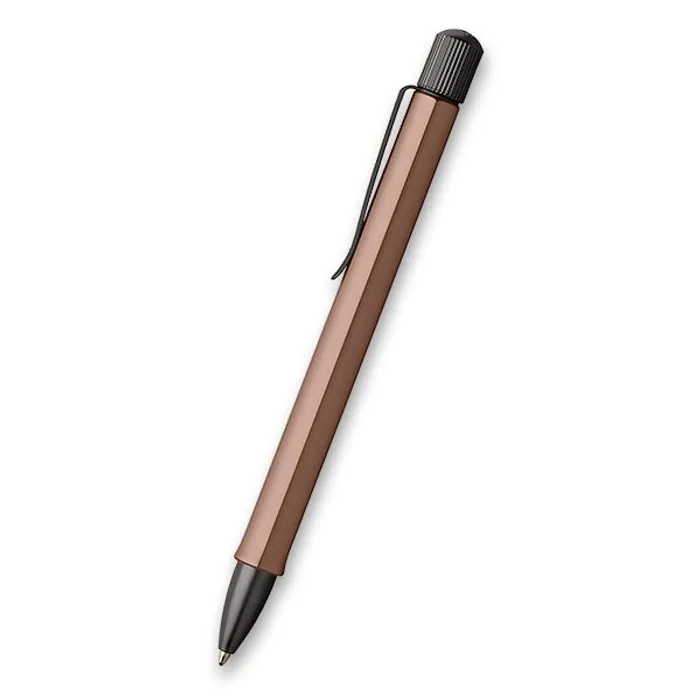 Główne zdjęcie produktu Faber-Castell Hexo Bronze kuličková tužka