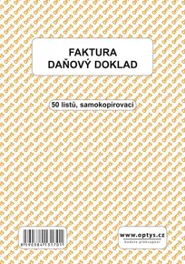 Faktura A5, samoprzylepna, 50 kartek 1317