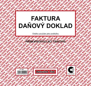 Faktura - dokument podatkowy 2/3 A4 PT200