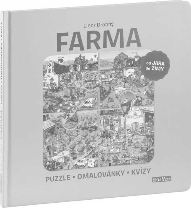 Główne zdjęcie produktu FARMA – Puzzle, omalovánky, kvízy