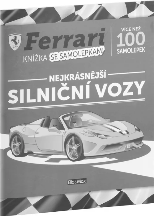Główne zdjęcie produktu FERRARI, silniční vozy – Kniha samolepek