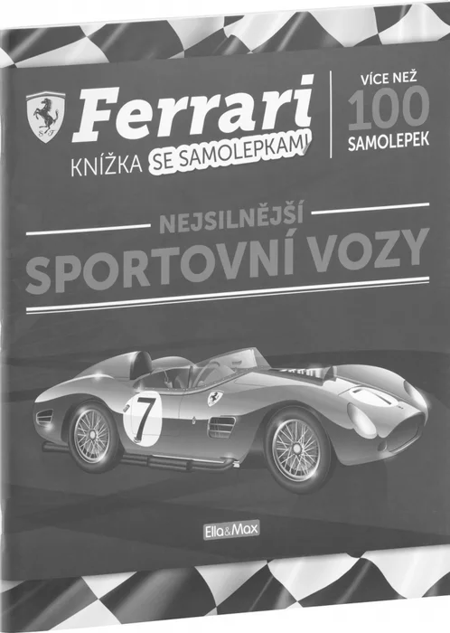 Główne zdjęcie produktu FERRARI, sportovní vozy – Kniha samolepek