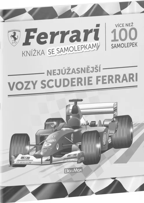 Główne zdjęcie produktu FERRARI, vozy Scuderie – Kniha samolepek