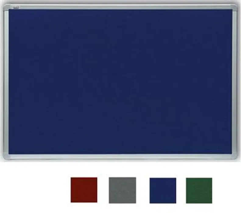 Główne zdjęcie produktu Filcová šedá tabule v hliníkovém rámu 120x180 cm