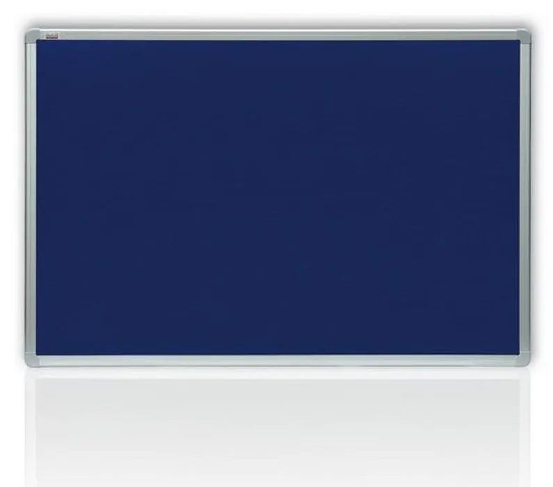 Główne zdjęcie produktu Filcová modrá tabule v hliníkovém rámu 120x180 cm