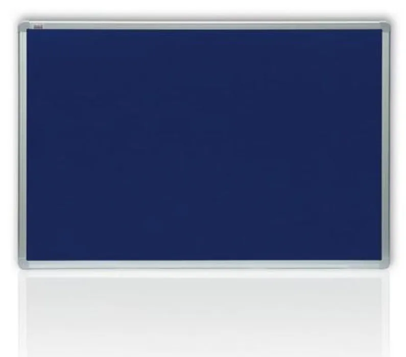Główne zdjęcie produktu Filcová modrá tabule v hliníkovém rámu 60x90 cm