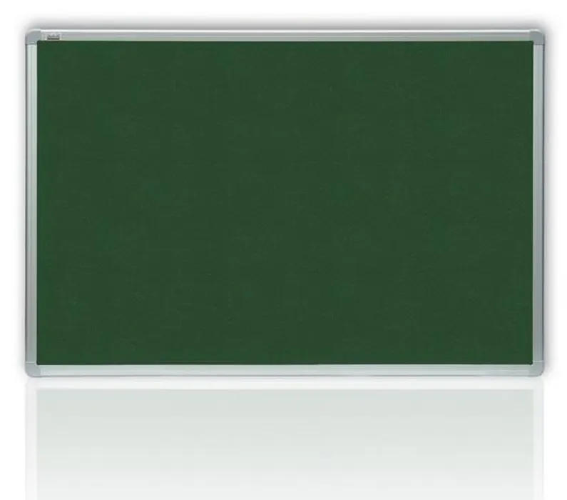 Główne zdjęcie produktu Filcová zelená tabule v hliníkovém rámu 180x120 cm